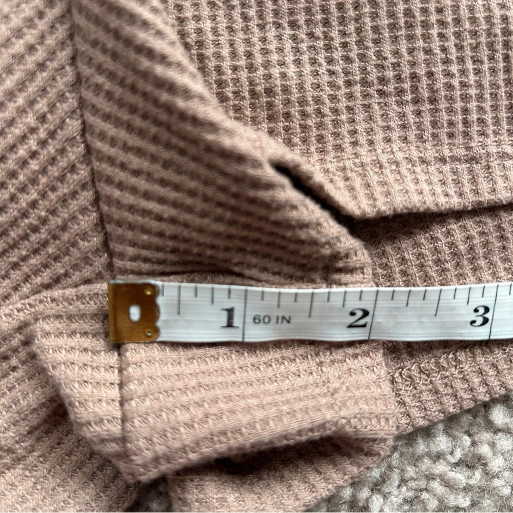 Abercrombie & Fitch Waffle Knit Loungewear Tan Shorts Size XS